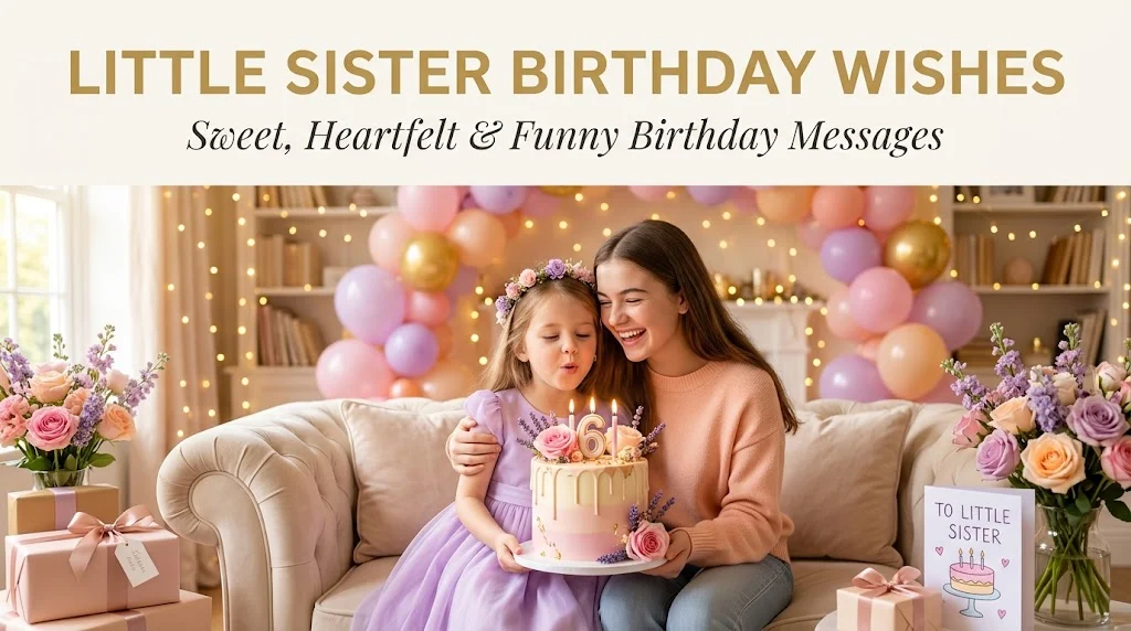 little sister birthday wishes