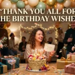 Thank You All for the Birthday Wishes