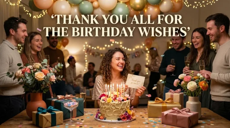 Thank You All for the Birthday Wishes