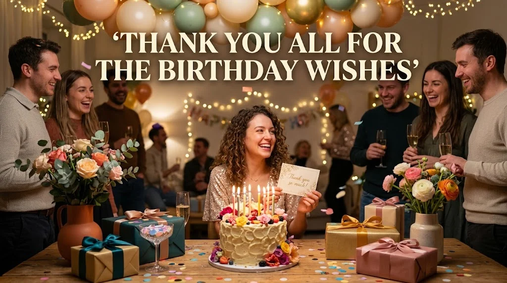 Thank You All for the Birthday Wishes