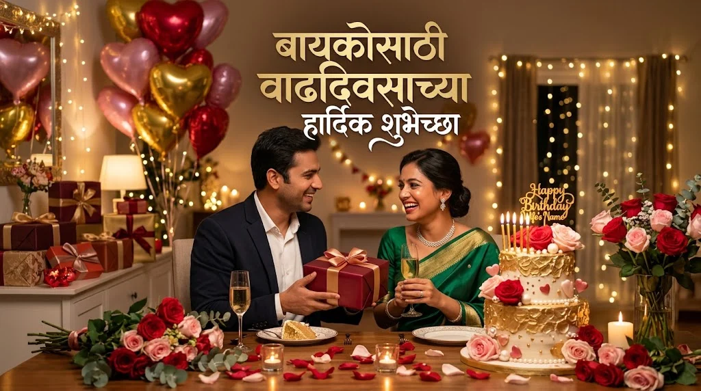 birthday wishes for wife in marathi
