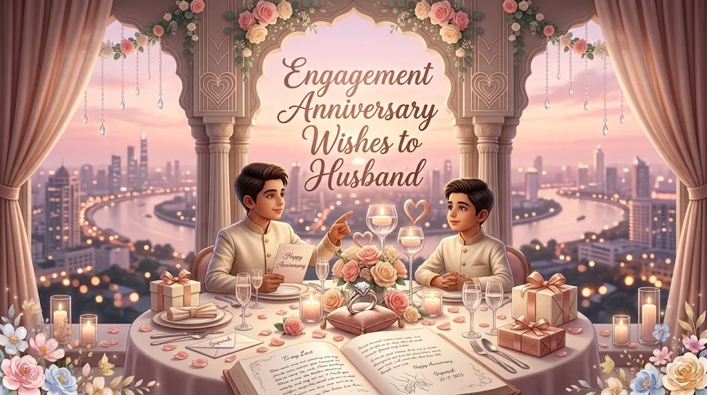 engagement anniversary wishes to husband