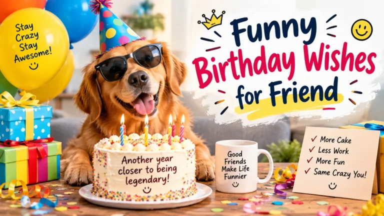 funny birthday wishes for friend