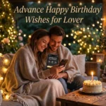 advance happy birthday wishes for lover