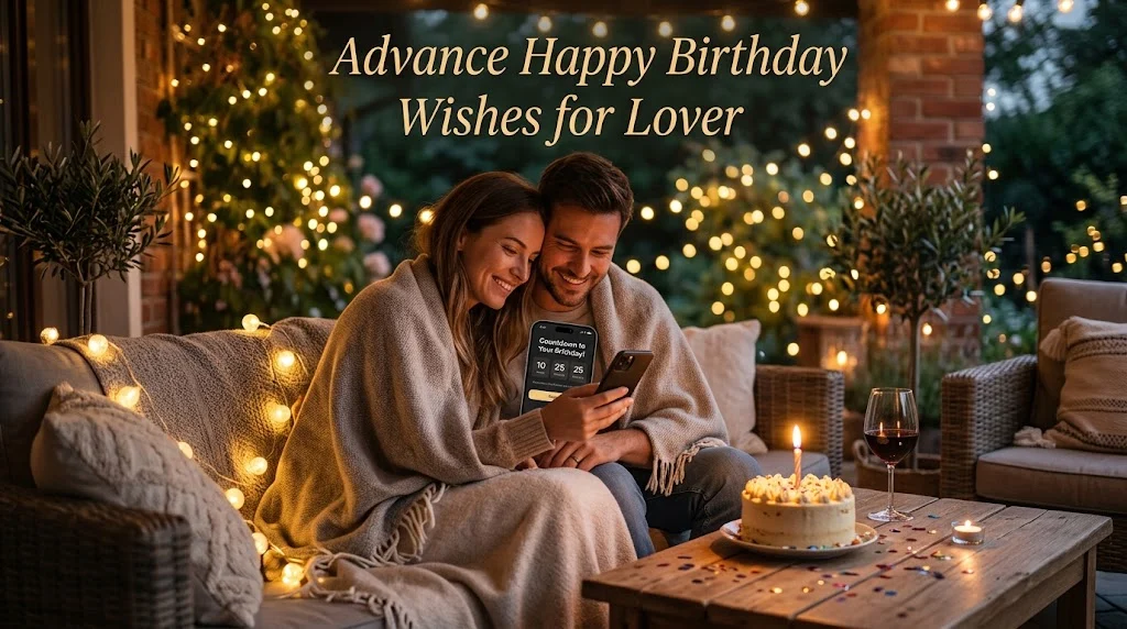 advance happy birthday wishes for lover