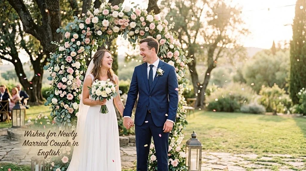 wishes for newly married couple in english